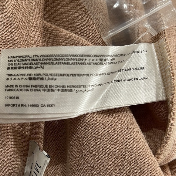 NWT C/MEO COLLECTIVE Wide Leg Knit Pants SZ S - Picture 6 of 7